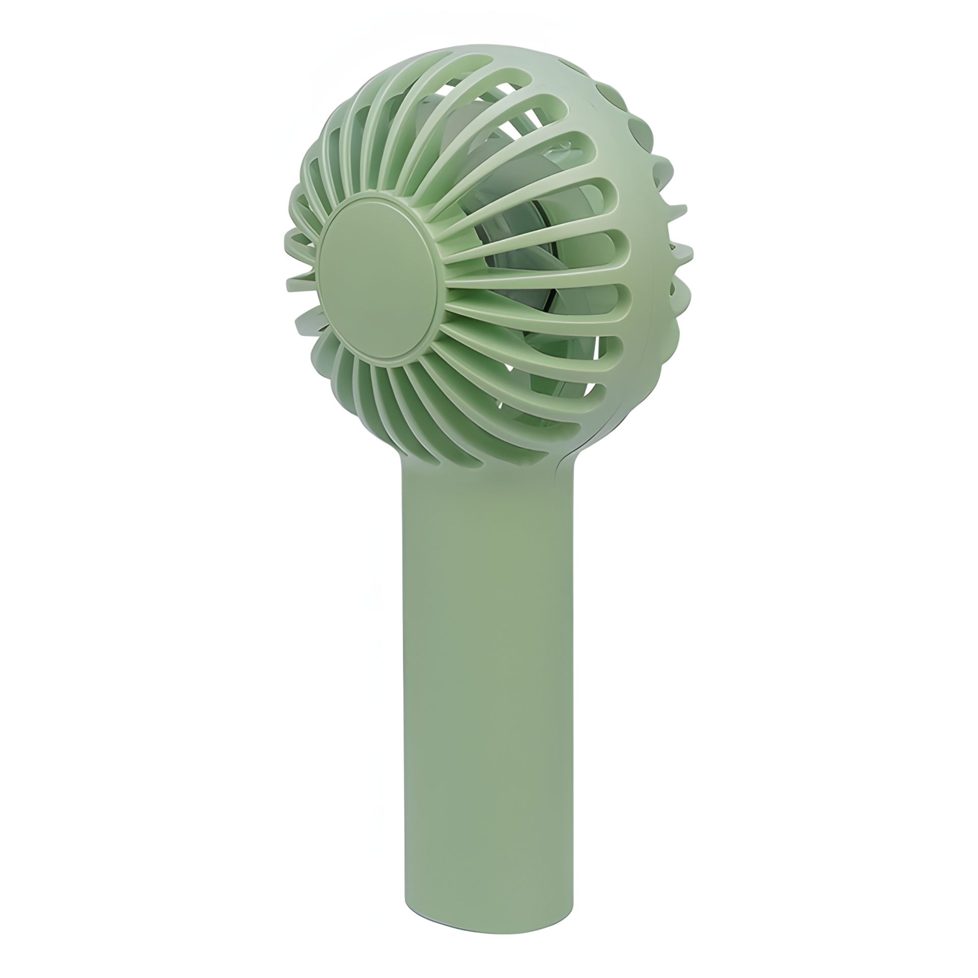 Портативный Ручной Беспроводной Вентилятор на аккумуляторе GXQC DC03 1200 mAh Type-C зеленый
