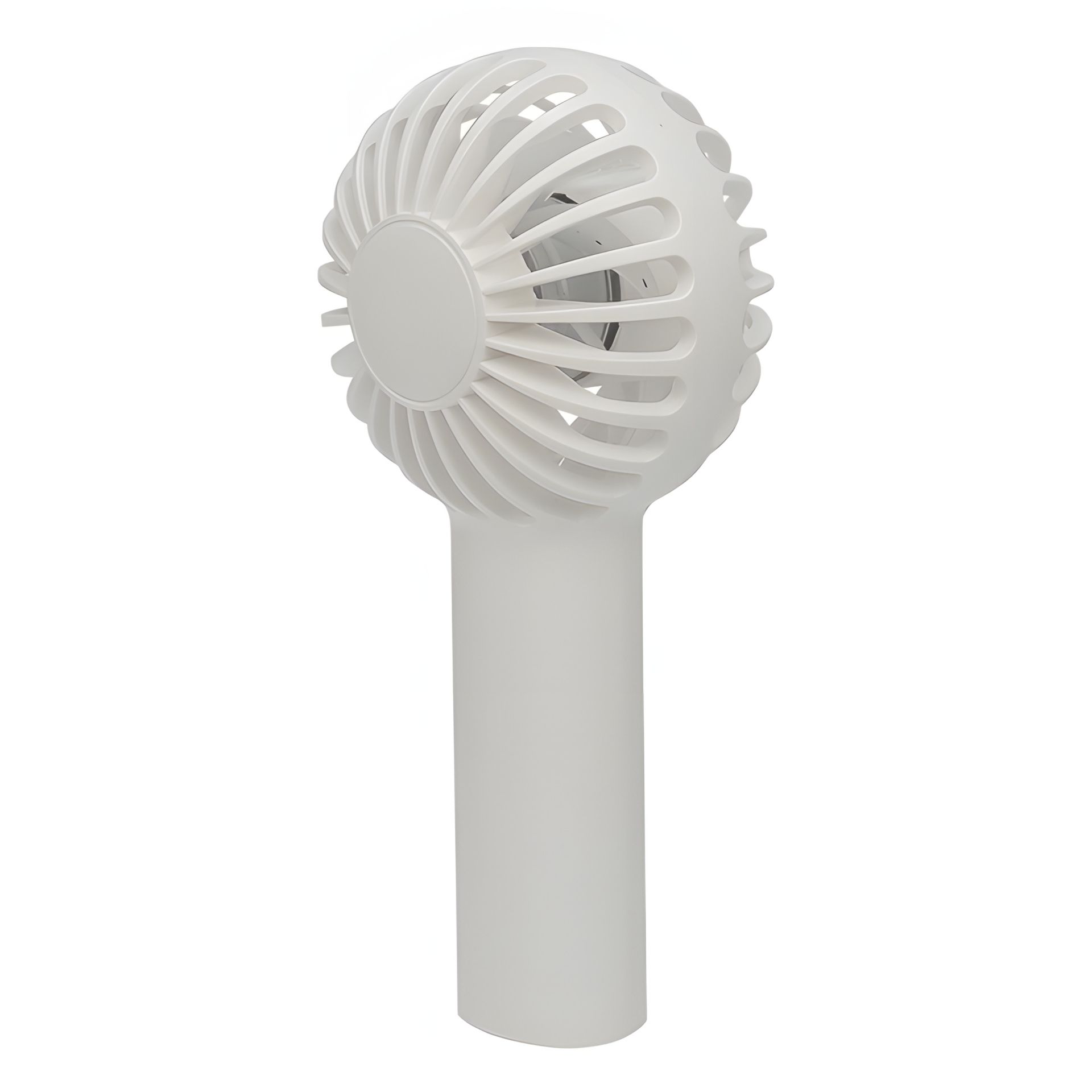 Портативный Ручной Беспроводной Вентилятор на аккумуляторе GXQC DC03 1200 mAh Type-C белый