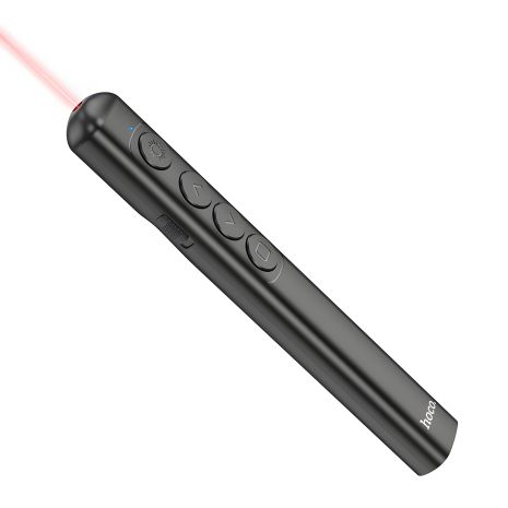 Презентер з лазерною указкою Hoco GM201 wireless 2.4G USB black Презентер з лазерною указкою Hoco GM201 wireless 2.4G USB black