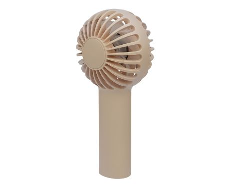 Портативный Ручной Беспроводной Вентилятор на аккумуляторе GXQC DC03 1200 mAh Type-C бежевый