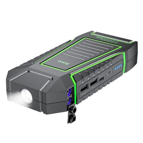 Пусковий пристрій (бустер) для авто HOCO QS1 Spring Car emergency start-up 600A (10000mAh) black Пусковий пристрій (бустер) для авто HOCO QS1 Spring Car emergency start-up 600A (10000mAh) black