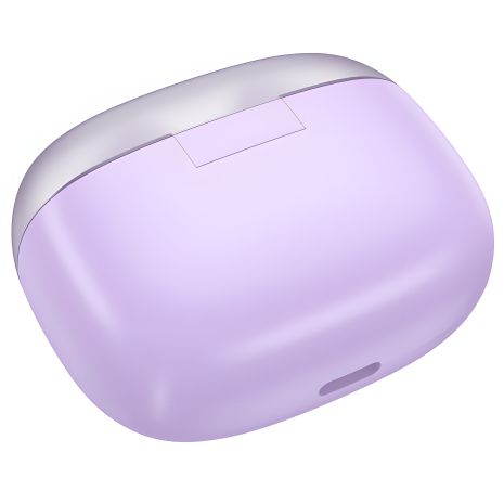 Бездротові TWS навушники Hoco EQ12, вакуумні, BT5.3, 40mAh, 350mAh, фіолетові