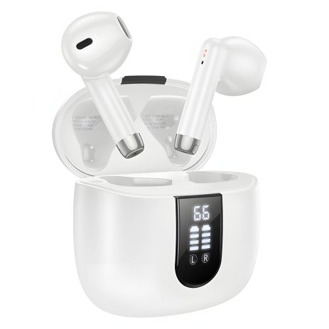 Беспроводные наушники Hoco EW36 Delicate TWS |BT5.3, 30/400mAh, 4h| вкладыши white Беспроводные наушники Hoco EW36 Delicate TWS |BT5.3, 30/400mAh, 4h| вкладыши white