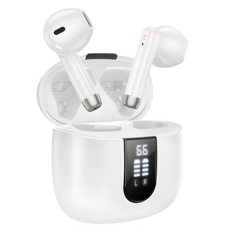 Беспроводные наушники Hoco EW36 Delicate TWS |BT5.3, 30/400mAh, 4h| вкладыши white Беспроводные наушники Hoco EW36 Delicate TWS |BT5.3, 30/400mAh, 4h| вкладыши white