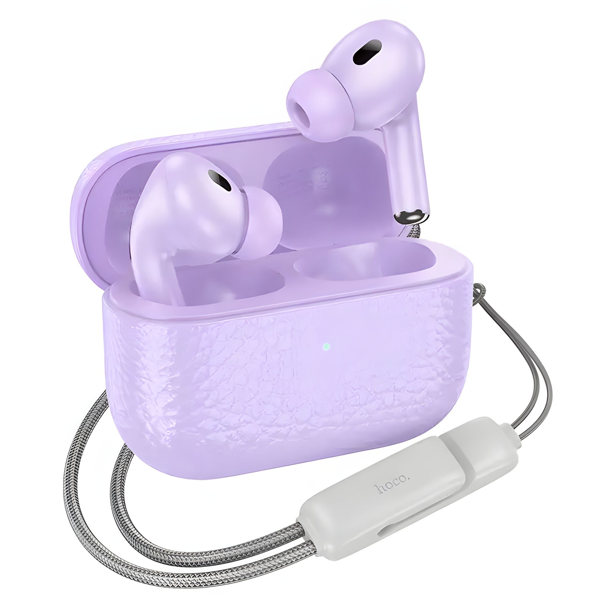 Беспроводные TWS наушники Hoco EQ9 вакуумные purple Беспроводные TWS наушники Hoco EQ9 вакуумные purple