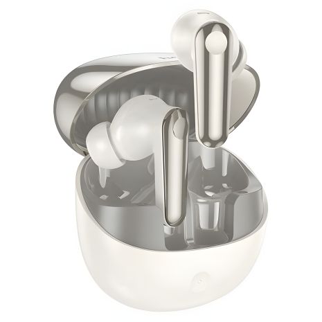 Hoco EQ11 Бездротові TWS навушники, BT5.3, 40mAh, 400mAh, 7h, 35h, вакуумні, milky white