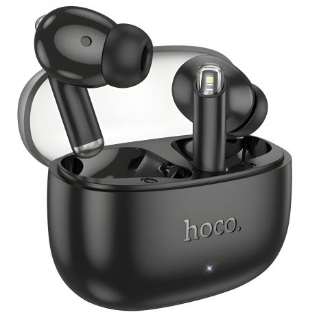 Бездротові TWS навушники Hoco EQ12, вакуумні, BT5.3, 40mAh, 350mAh, 7h, 32h, black Бездротові TWS навушники Hoco EQ12, вакуумні, BT5.3, 40mAh, 350mAh, 7h, 32h, black
