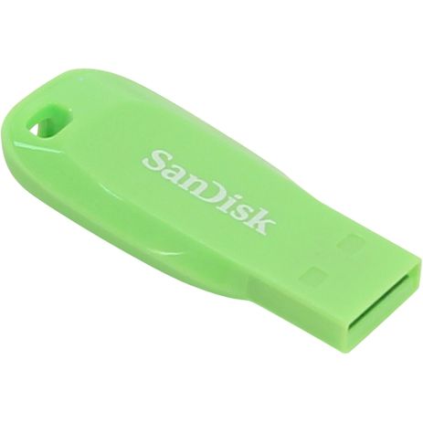 Flash SanDisk USB 2.0 Cruzer Blade 64Gb Green