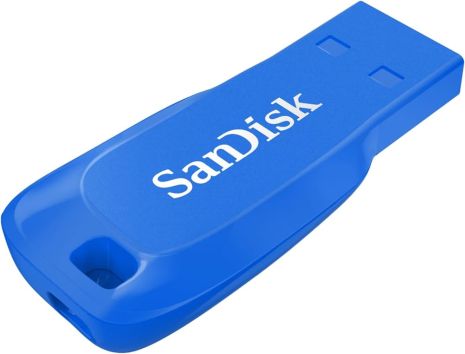 Flash SanDisk USB 2.0 Cruzer Blade 32Gb Electric Blue