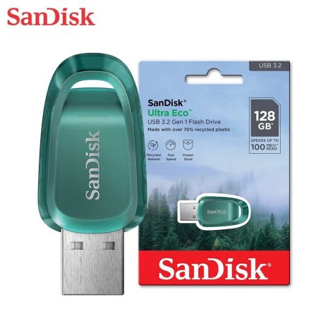 Flash SanDisk USB 3.2 Gen 1 Ultra Eco 128Gb