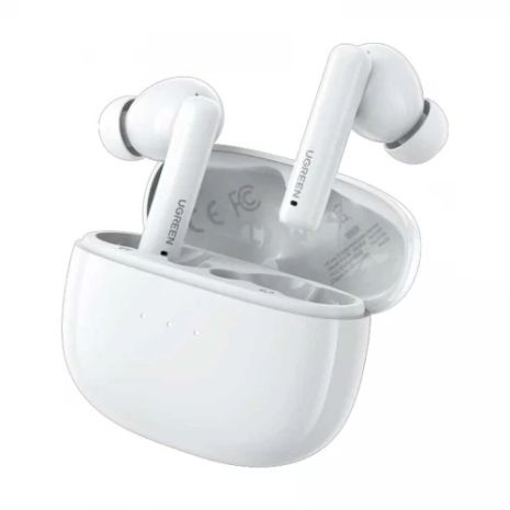 Бездротові навушники UGREEN WS106 HiTune T3 Active Noise-Cancelling Wireless Earbuds (White)(UGR-90206) Бездротові навушники UGREEN WS106 HiTune T3 Active Noise-Cancelling Wireless Earbuds (White)(UGR-90206)