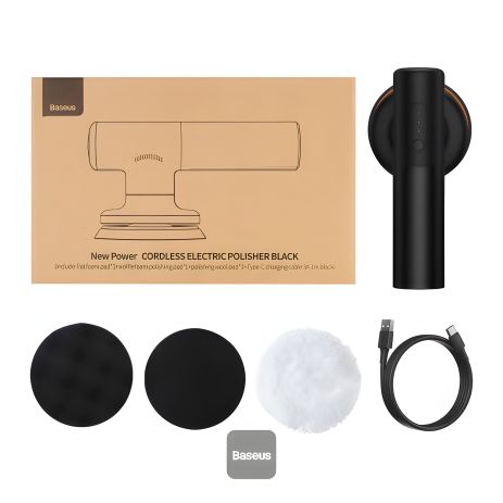 Baseus New Power Cordless Electric Black Устройство для полировки