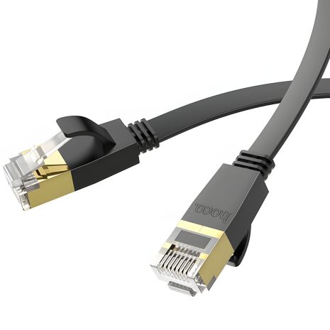 Ethernet кабель Hoco US07 RJ-45 CAT6 1Gigabit 10m Чорний