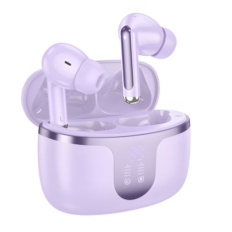 Бездротові TWS навушники Hoco EQ10, вакуумні, BT5.3, фіолетові