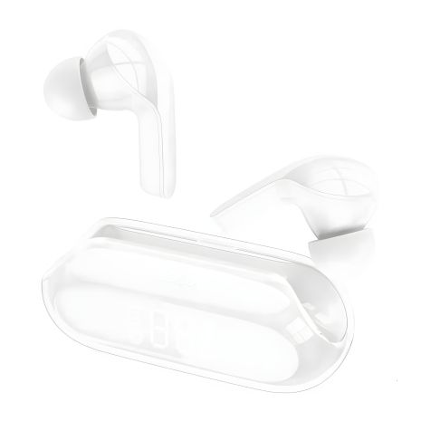 Белые вакуумные беспроводные наушники Hoco EW39 TWS