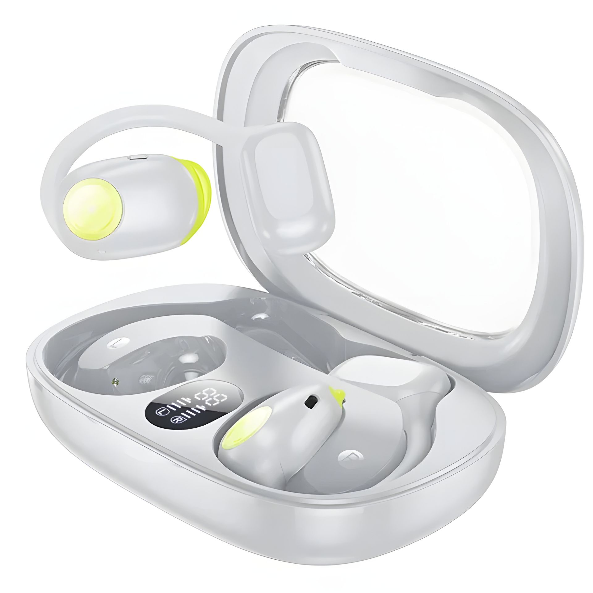 Серые открытые беспроводные наушники TWS Hoco EA1 |BT5.3, 90/500mAh, 10h| Серые открытые беспроводные наушники TWS Hoco EA1 |BT5.3, 90/500mAh, 10h|