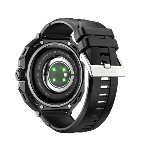 Смарт годинник Hoco Y14 1.32 дюйма, 200mAh, BT5.0, IP67 Black Смарт годинник Hoco Y14 1.32 дюйма, 200mAh, BT5.0, IP67 Black