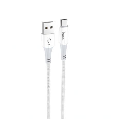 Кабель Hoco X96 для Type-C USB PD 100W білий 1m