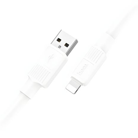 Кабель Hoco X96 USB to Lightning 1m білий