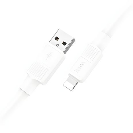 Белый USB к Lightning кабель Hoco X96 1m