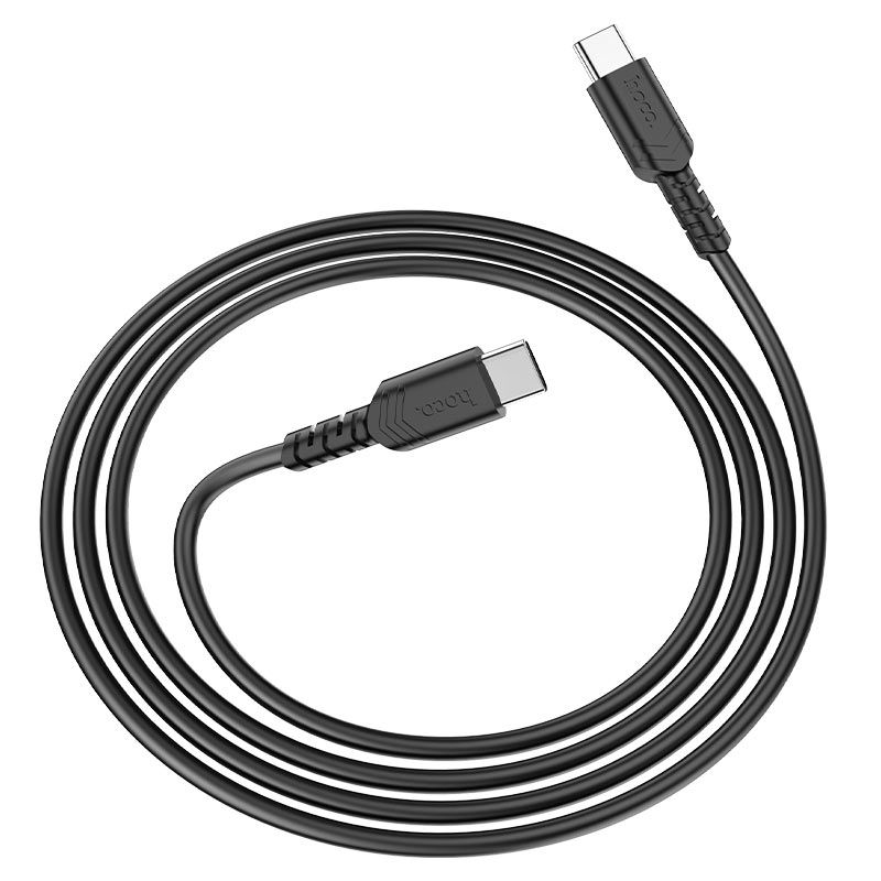 Кабель Hoco X96 Type-C to Type-C PD 100W 1m чорний Кабель Hoco X96 Type-C to Type-C PD 100W 1m чорний