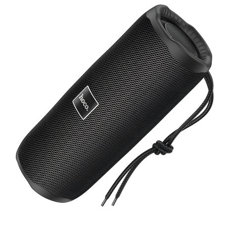 Чорна бездротова колонка Hoco HC16, IPX4, BT5.3, AUX, FM, USB, TF, 5Wx2, 1200mAh, 3h