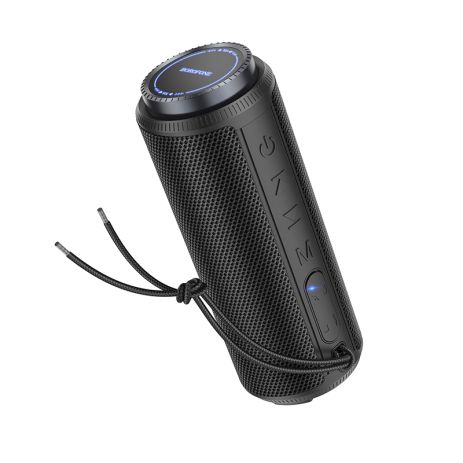 Чорна бездротова колонка Borofone BR22