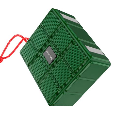 Тёмно-зелёная беспроводная колонка Borofone BR16 Тёмно-зелёная беспроводная колонка Borofone BR16