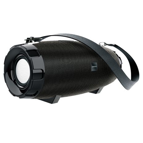 Чорна бездротова колонка Borofone BR14 (2х8W, IPX5, BT5.0, AUX, USB, TF, FM, 2400mAh, 2h)