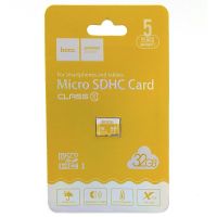 MicroSDHC 32gb Class 10 карта памяти Hoco, Жёлтый