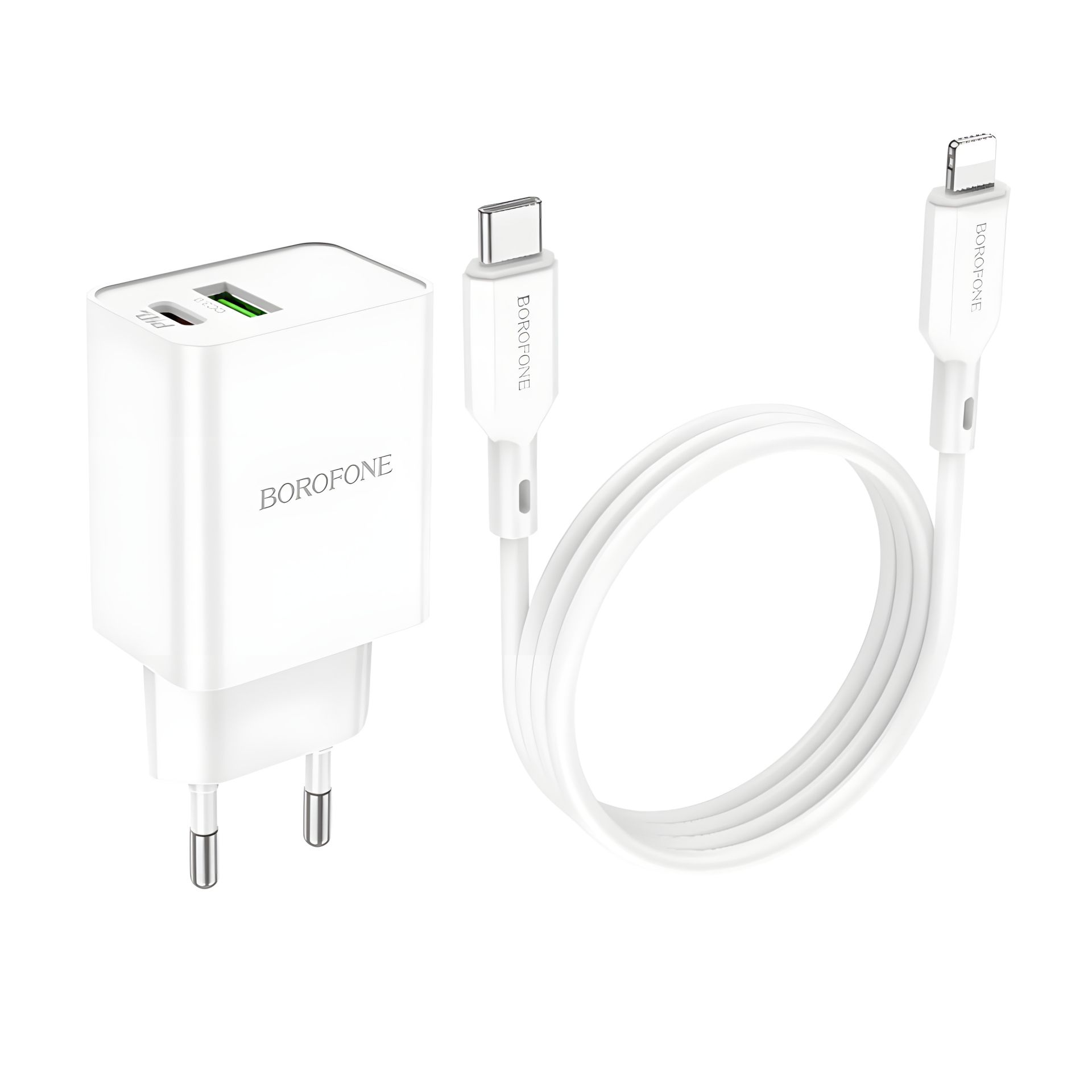 ΠΠ°ΡΡΠ΄ΠΊΠ° Borofone BA69A Resource PD20W+QC3.0 Type-C to Lightning, Π±ΡΠ»Π° ΠΠ°ΡΡΠ΄ΠΊΠ° Borofone BA69A Resource PD20W+QC3.0 Type-C to Lightning, Π±ΡΠ»Π°
