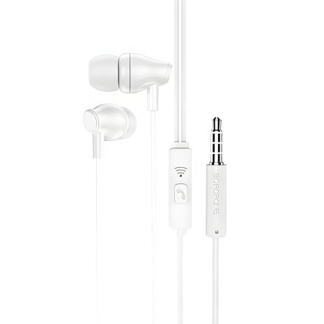 Белые наушники Borofone BM61