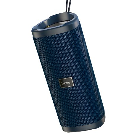 Колонка Hoco HC4 бездротова, IPX5, BT5.0, TWS, AUX, FM, TF, USB, 5W, 1500mAh, 3h, темно-синя