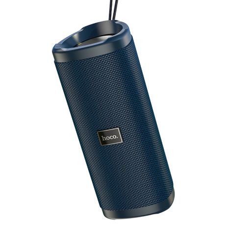 Колонка Hoco HC4 бездротова, IPX5, BT5.0, TWS, AUX, FM, TF, USB, 5W, 1500mAh, 3h, темно-синя