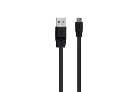 Кабель черный Remax RC-001m USB to MicroUSB 2м Кабель черный Remax RC-001m USB to MicroUSB 2м