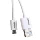 Белый USB к MicroUSB кабель Remax RC-007m 1m Белый USB к MicroUSB кабель Remax RC-007m 1m