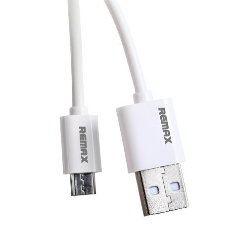 Белый USB к MicroUSB кабель Remax RC-007m 1m