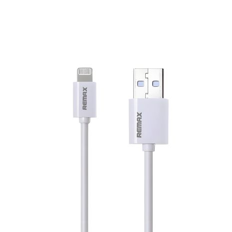 Белый кабель 1м Remax RC-007i USB to Lightning