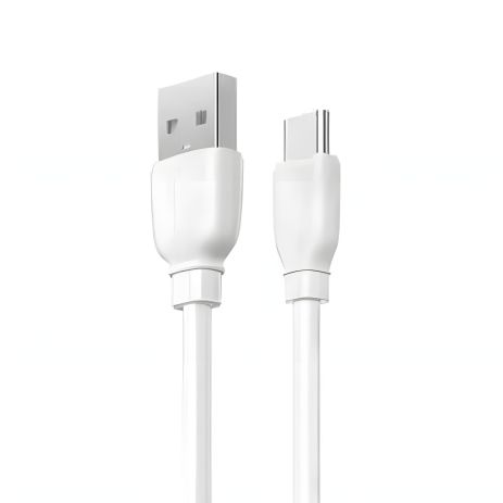 Белый USB к MicroUSB кабель Remax RC-001m 2m Белый USB к MicroUSB кабель Remax RC-001m 2m