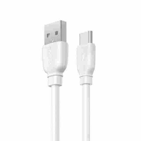 Кабель Remax RC-001m USB to MicroUSB 2m белый