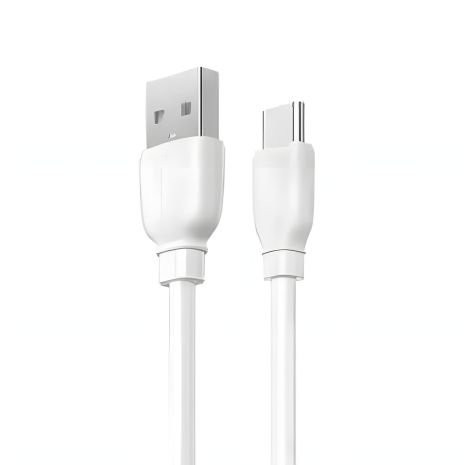 Белый USB к MicroUSB кабель Remax RC-001m 2m Белый USB к MicroUSB кабель Remax RC-001m 2m
