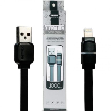 Кабель Remax RC-029i USB to Lightning 1m черный