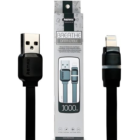 Черный USB к Lightning кабель Remax RC-029i 1m