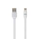 Кабель Remax RC-029m USB to MicroUSB 1m белый