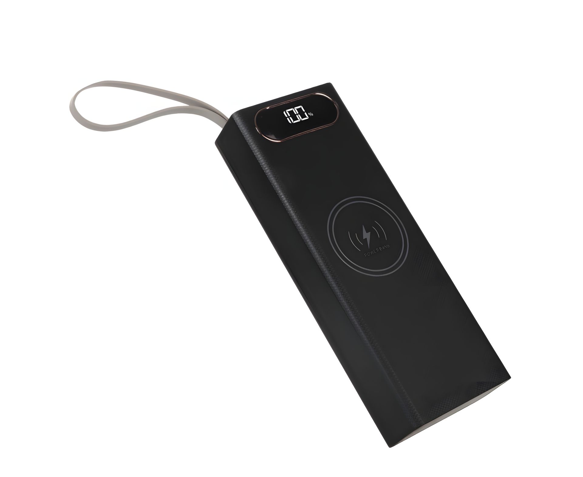 Корпус Multi-Повербанк L20 під елементи 18650 до 20 шт 22.5+15W з бездротовою зарядкою та ліхтарем чорний Корпус Multi-Повербанк L20 під елементи 18650 до 20 шт 22.5+15W з бездротовою зарядкою та ліхтарем чорний