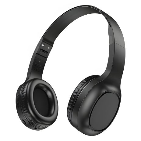 Наушники беспроводные полноразмерные Hoco W46 |BT5.3/AUX, 20h, Type-C| черные Наушники беспроводные полноразмерные Hoco W46 |BT5.3/AUX, 20h, Type-C| черные