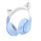 Наушники беспроводные полноразмерные Hoco W42 Cat Ear с подсветкой |BT5.3, AUX/TF, 10h| синие Наушники беспроводные полноразмерные Hoco W42 Cat Ear с подсветкой |BT5.3, AUX/TF, 10h| синие