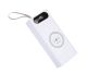 Корпус Multi-powerbank L16, под элементы 18650 до 16 шт, 22.5+15W, с беспроводной зарядкой и фонарём, белый Корпус Multi-powerbank L16, под элементы 18650 до 16 шт, 22.5+15W, с беспроводной зарядкой и фонарём, белый