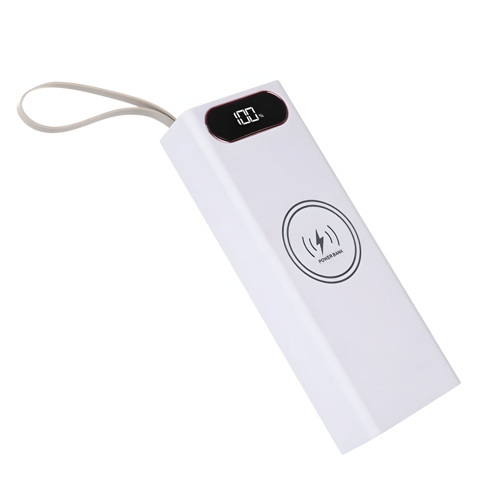 Корпус Multi-Повербанк L20, під елементи 18650 до 20 шт, 22.5+15W, з бездротовою зарядкою та ліхтарем, білий Корпус Multi-Повербанк L20, під елементи 18650 до 20 шт, 22.5+15W, з бездротовою зарядкою та ліхтарем, білий
