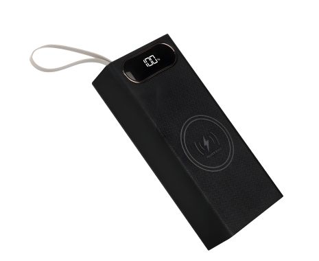 Корпус Multi-powerbank L16, под элементы 18650 до 16 шт, 22.5+15W, с беспроводной зарядкой и фонарём, черный Корпус Multi-powerbank L16, под элементы 18650 до 16 шт, 22.5+15W, с беспроводной зарядкой и фонарём, черный